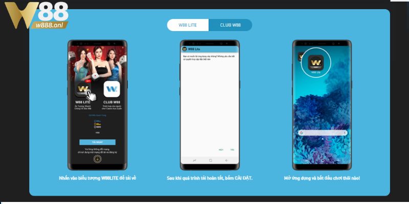 Quy trình tải phần mềm cho Android